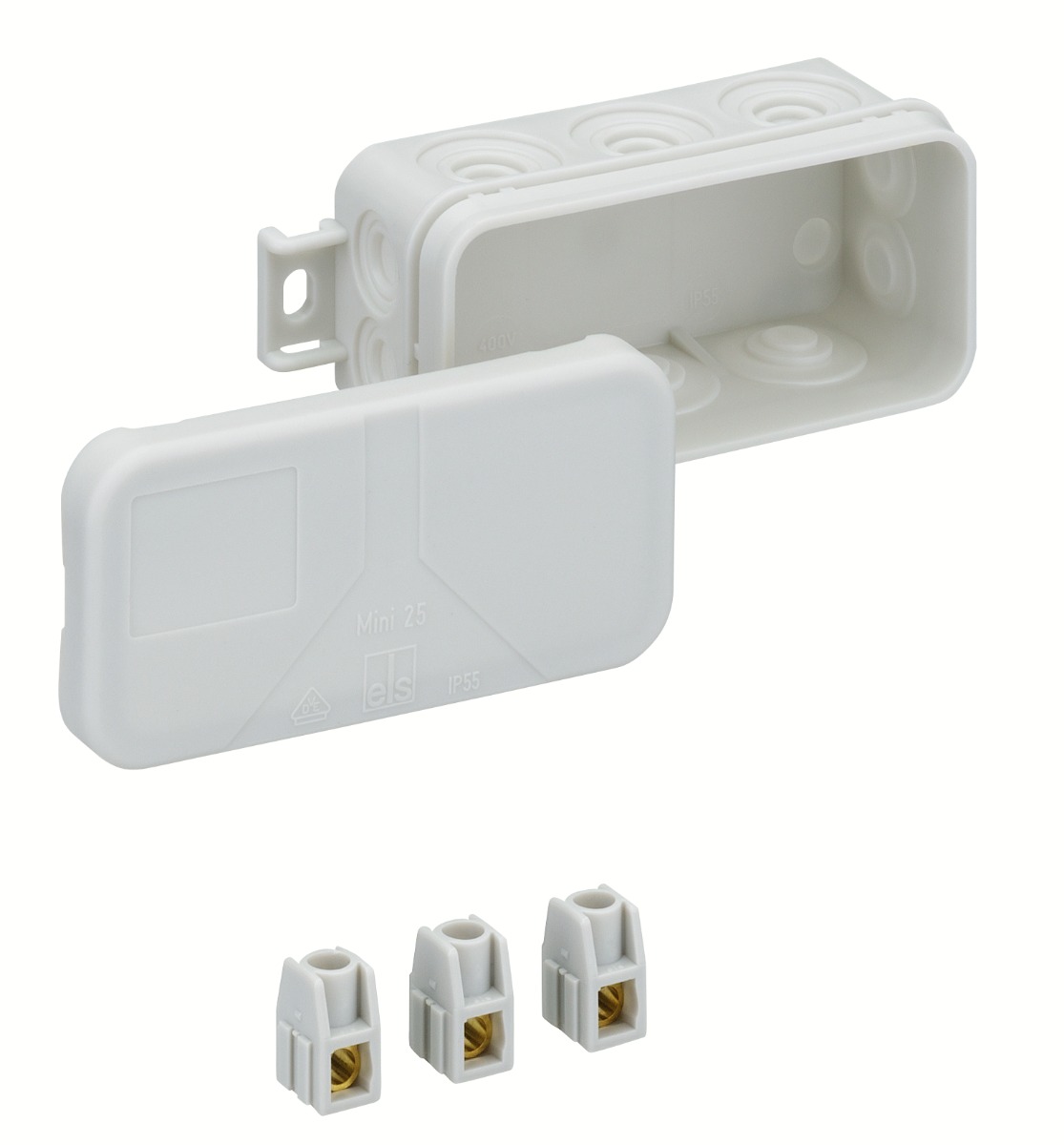 Miniatuur van Spelsberg aftakdoos 43x89x38mm IP55 - grijs (31040801)