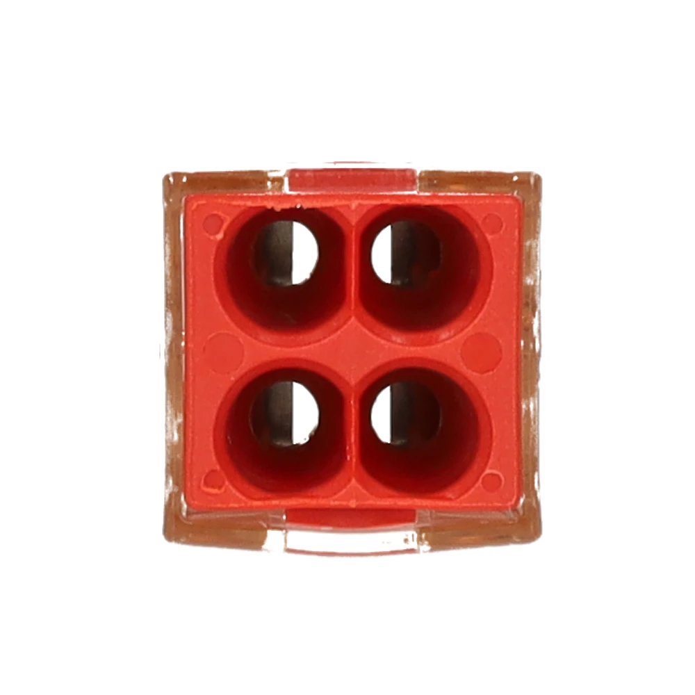 Miniatuur van Wago steekklem 4-voudig 4mm2 rood per 100 stuks (773-604)