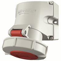 Miniatuur van Mennekes CEE stopcontact schroefklem 5-polig 400V 6H 32A IP67 (9382)