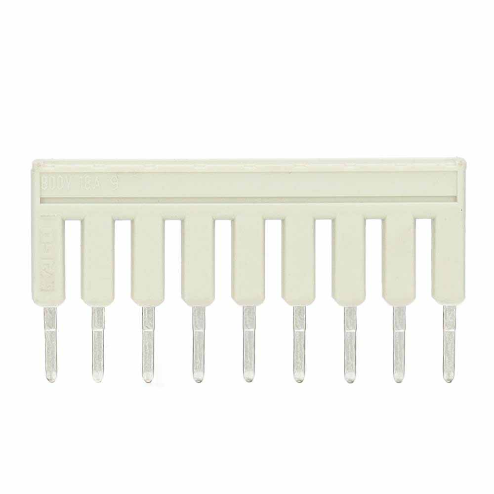 Miniatuur van Wago kambrug 9-voudig 18A rastermaat 4,2 mm grijs (2001-409)