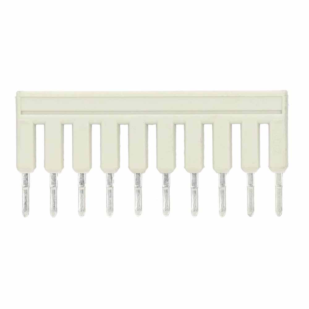 Miniatuur van Wago kambrug 10-voudig 18A rastermaat 4,2 mm grijs (2001-410)