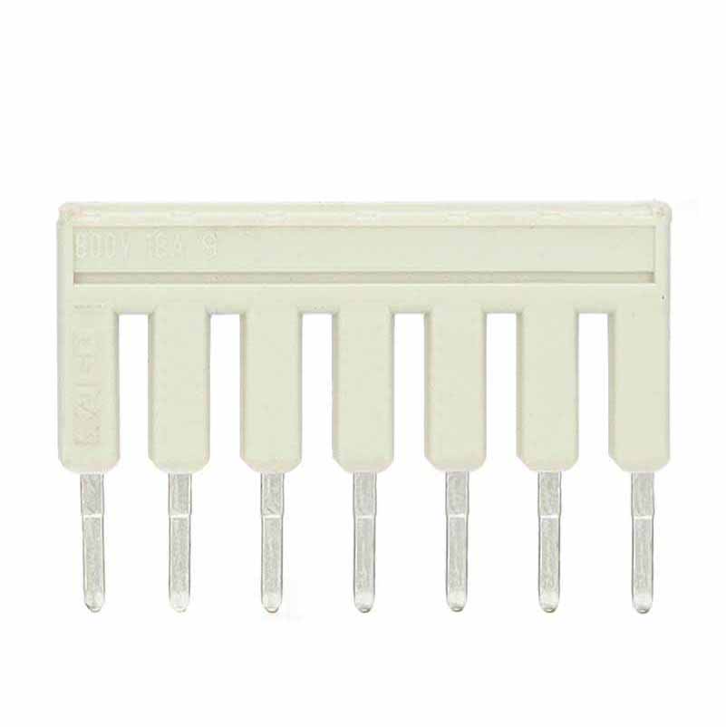 Miniatuur van Wago kambrug 7-voudig 25A rastermaat 5,2 mm grijs (2002-407)