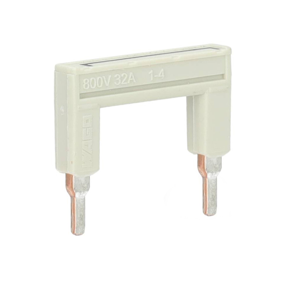Miniatuur van Wago kambrug 2-voudig van 1-3 32A rastermaat 12,4 mm grijs (2004-433)