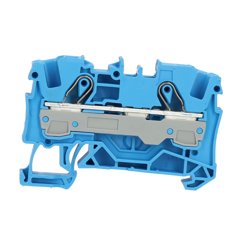 Miniatuur van Wago rijgklem 2-draads 6 mm blauw (2006-1204)