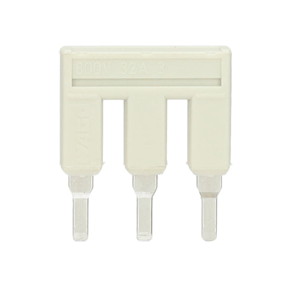 Miniatuur van Wago kambrug 3-voudig 41A rastermaat 7,5 mm grijs (2006-403)