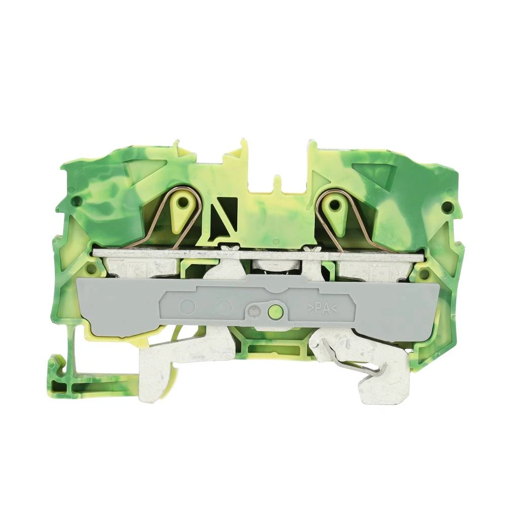 Miniatuur van Wago aardklem 2-draads 10 mm groen/geel (2010-1207)