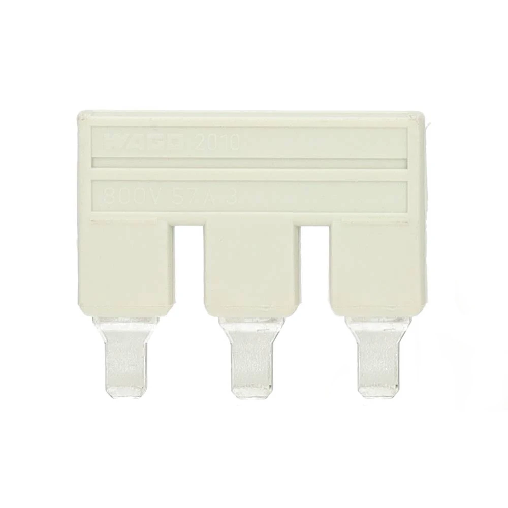 Miniatuur van Wago kambrug 3-voudig 57A rastermaat 10 mm grijs (2010-403)