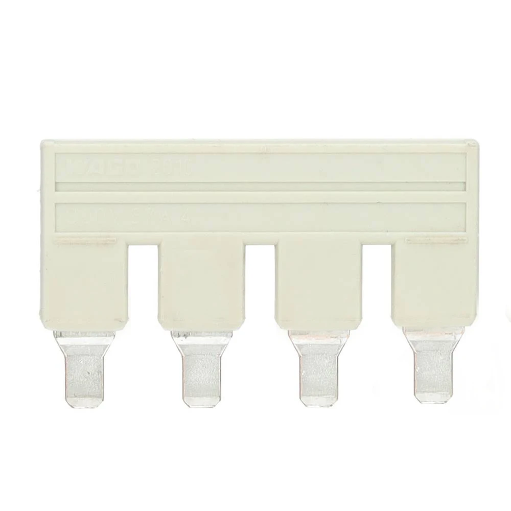 Miniatuur van Wago kambrug 4-voudig 57A rastermaat 10 mm grijs (2010-404)