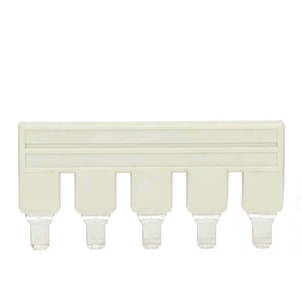 Miniatuur van Wago kambrug 5-voudig 57A rastermaat 10 mm grijs (2010-405)