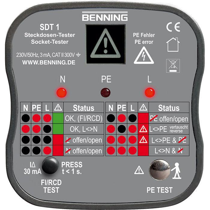 Miniatuur van Benning SDT 1 stekkerdoostester (20053)