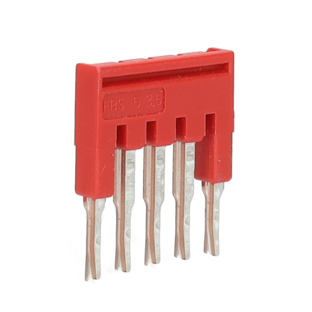 Miniatuur van Phoenix Contact doorverbindingsbrug rijgklem 5-polig 5.2 mm - rood per 50 stuks (FBSR 5-5)