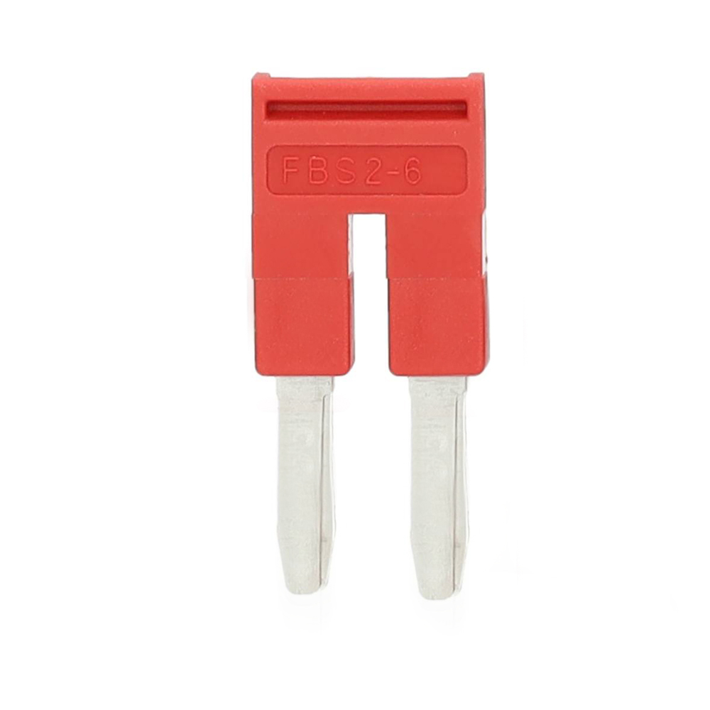 Miniatuur van Phoenix Contact doorverbindingsbrug rijgklem 2-polig 6,2 mm - rood per 50 stuks (FBSR 2-6)