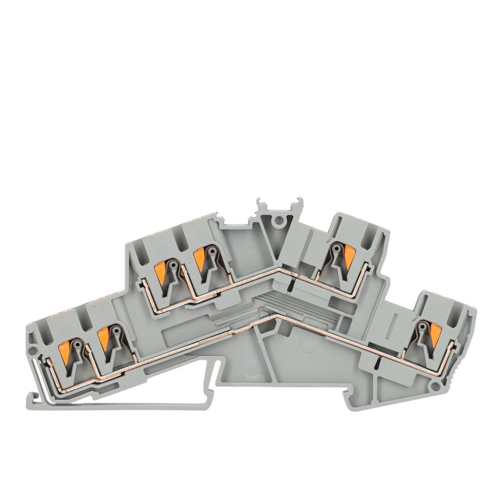 Miniatuur van Phoenix Contact twee-etage rijgklem met push-in aansluiting 2,5 mm² - grijs (PTTBS 2,5-TWIN)