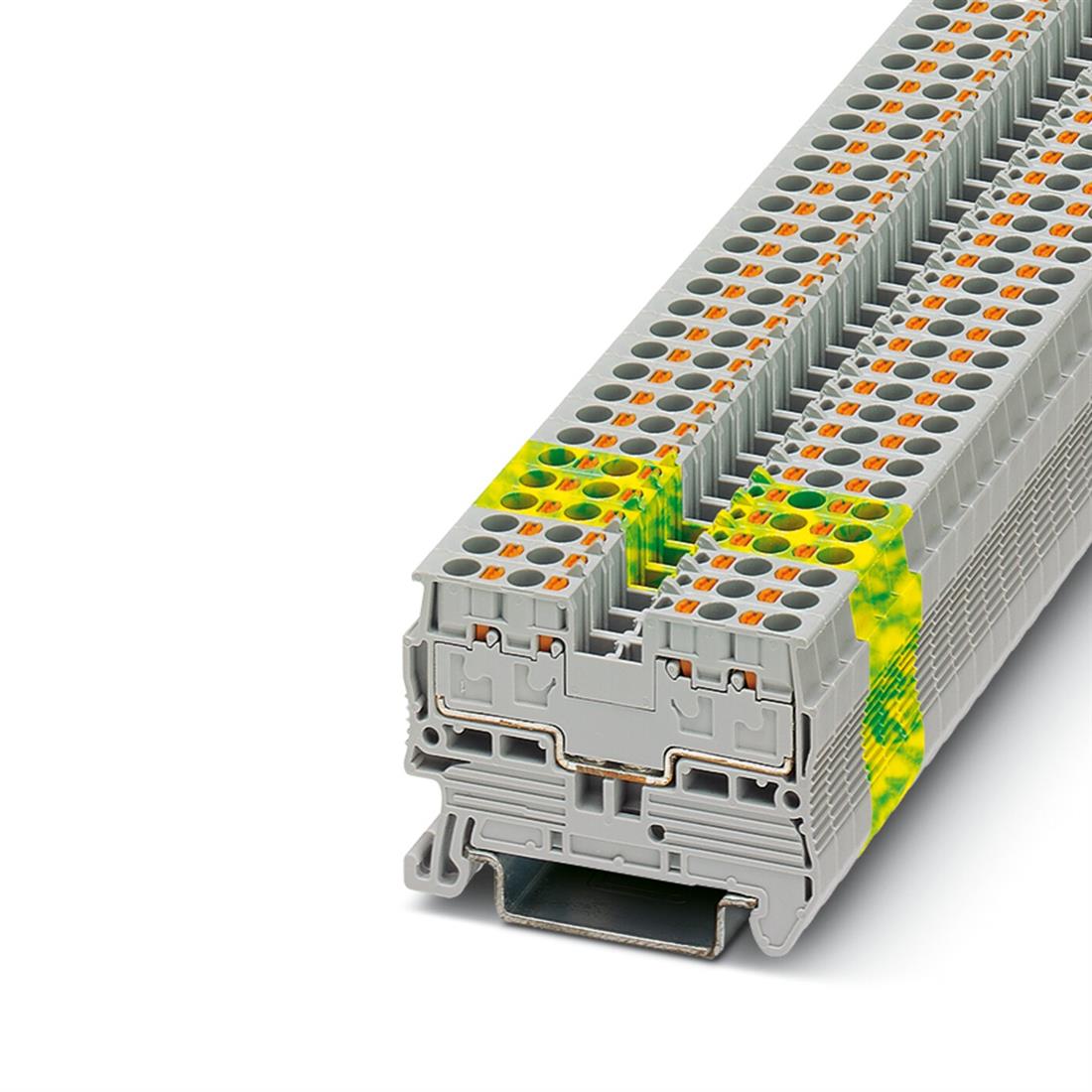 Miniatuur van Phoenix Contact rijgklem met push-in aansluiting 2,5 mm² - grijs per 50 stuks (PT 2,5/S-QUATTRO)