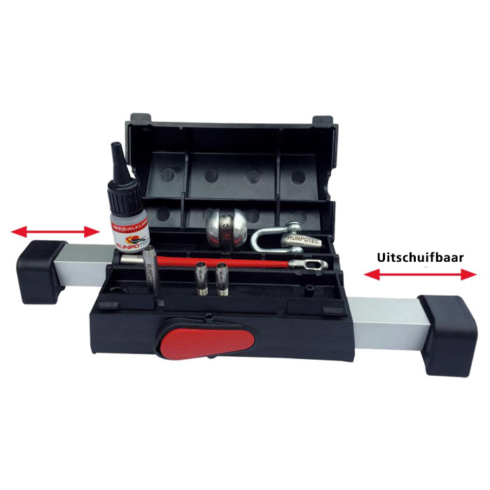 Miniatuur van Runpotec Profi-set glasvezel Trekveer Ø 6mm RTG6, 80m incl. haspel (10065)