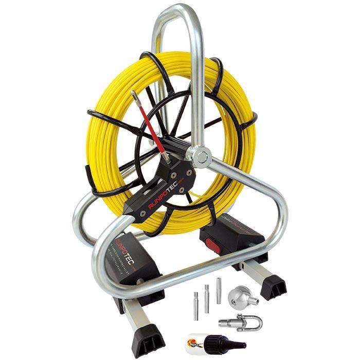 Miniatuur van Runpotec Profi-set glasvezel Trekveer Ø 6mm RTG6, 80m incl. haspel (10065)
