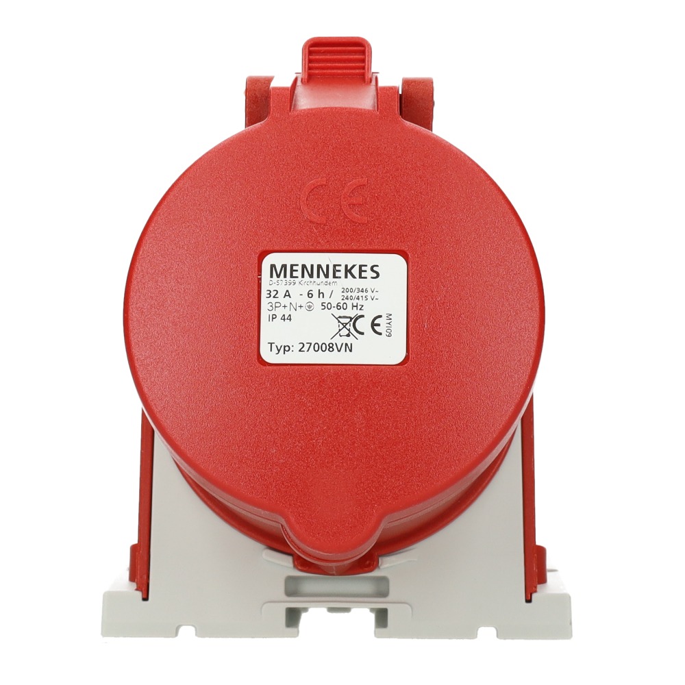 Miniatuur van Mennekes CEE stopcontact 5-polig 400V 6H 32A IP44 (27008VN)