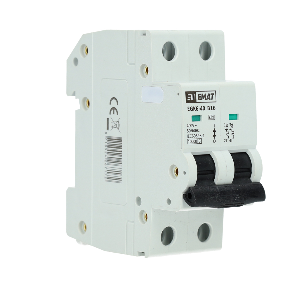 Miniatuur van EMAT automaat 2-polig 16A B-curve (85001014)