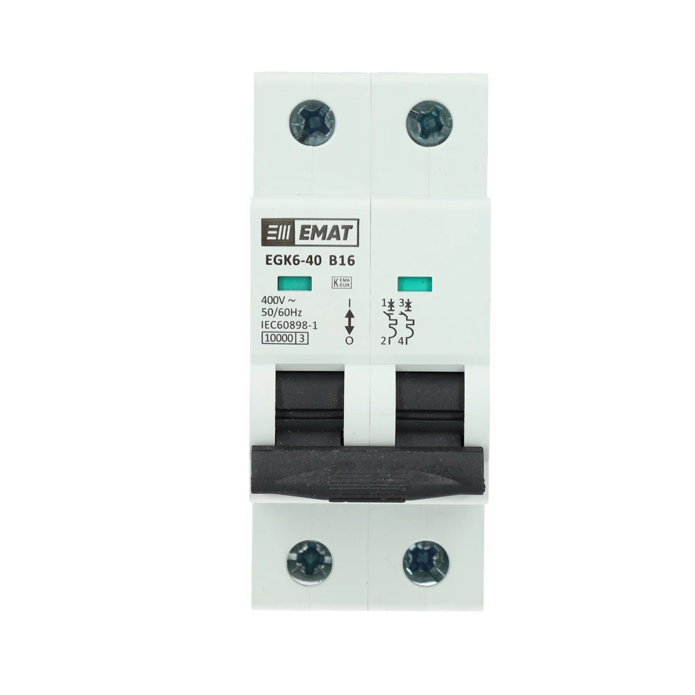Miniatuur van EMAT automaat 2-polig 16A B-curve (85001014)
