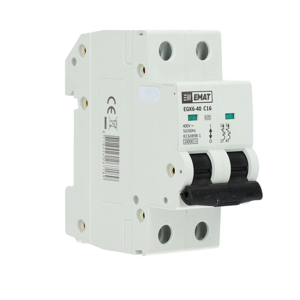 Miniatuur van EMAT automaat 2-polig 16A C-curve (85001015)