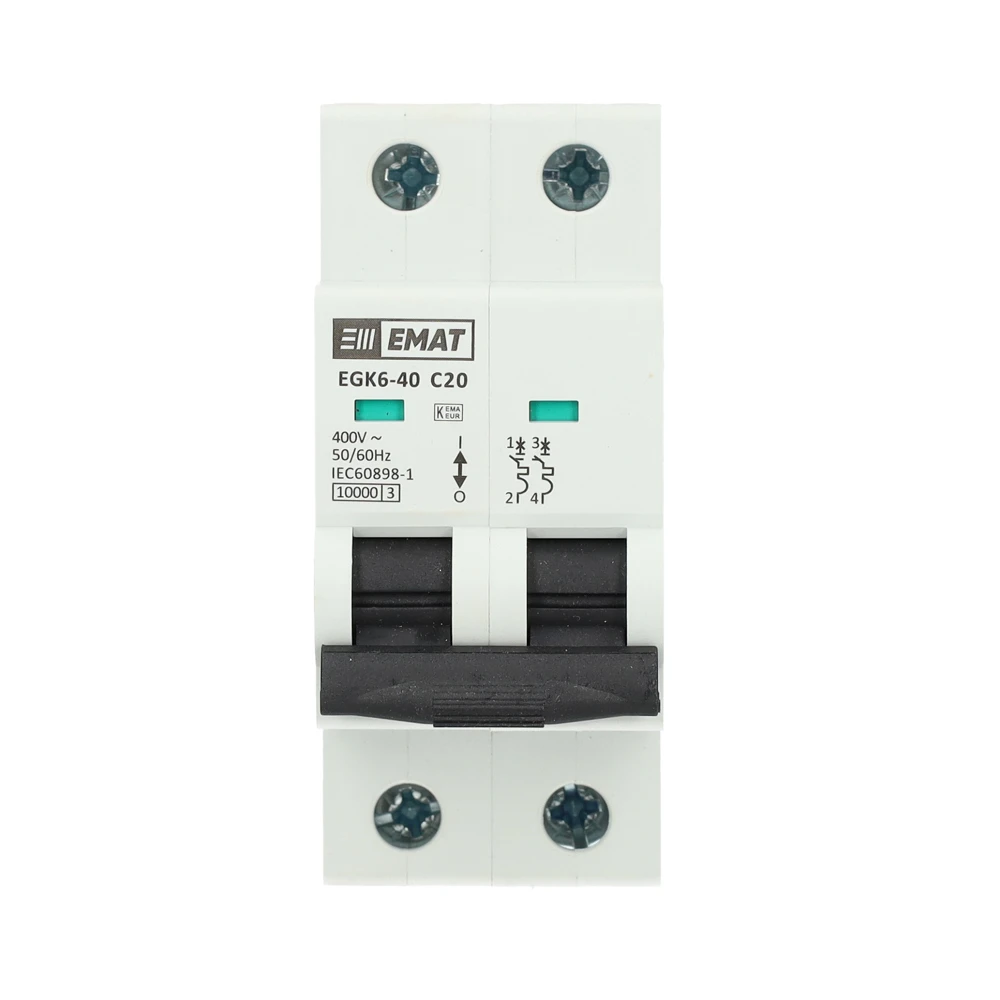 Miniatuur van EMAT automaat 2-polig 20A C-curve (85001017)