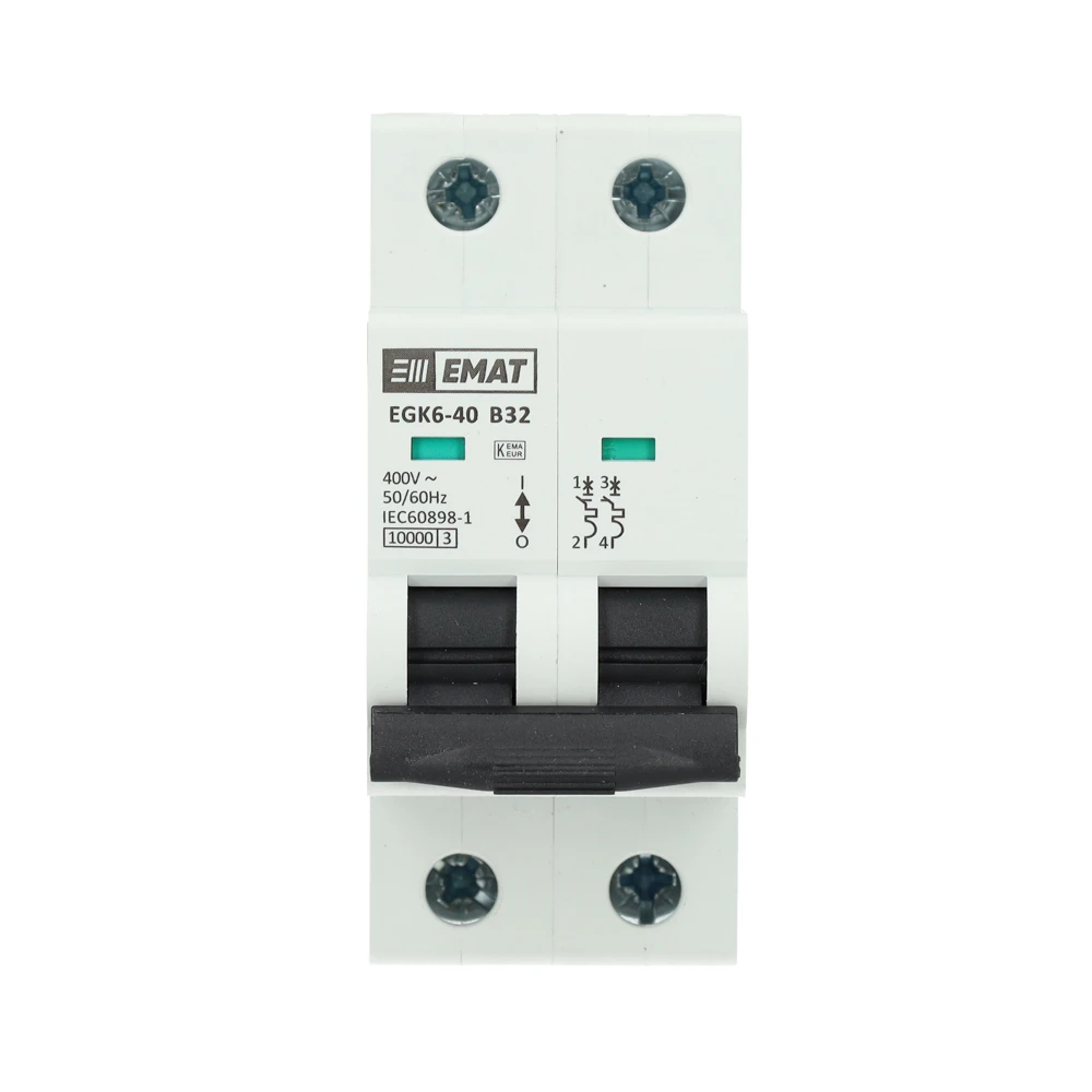 Miniatuur van EMAT installatieautomaat 2-polig 32A B-kar (85001020)