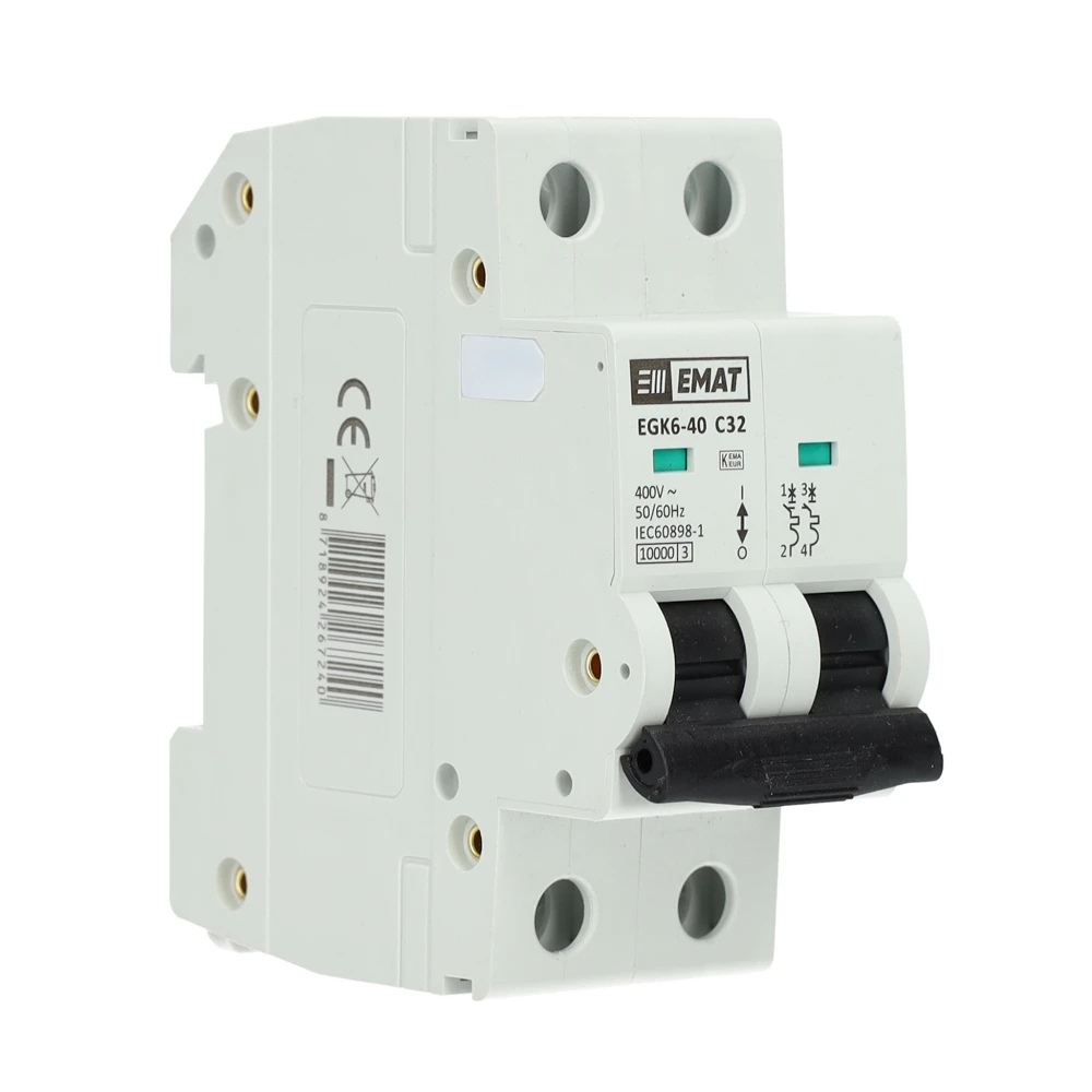 Miniatuur van EMAT automaat 2-polig 32A C-curve (85001021)