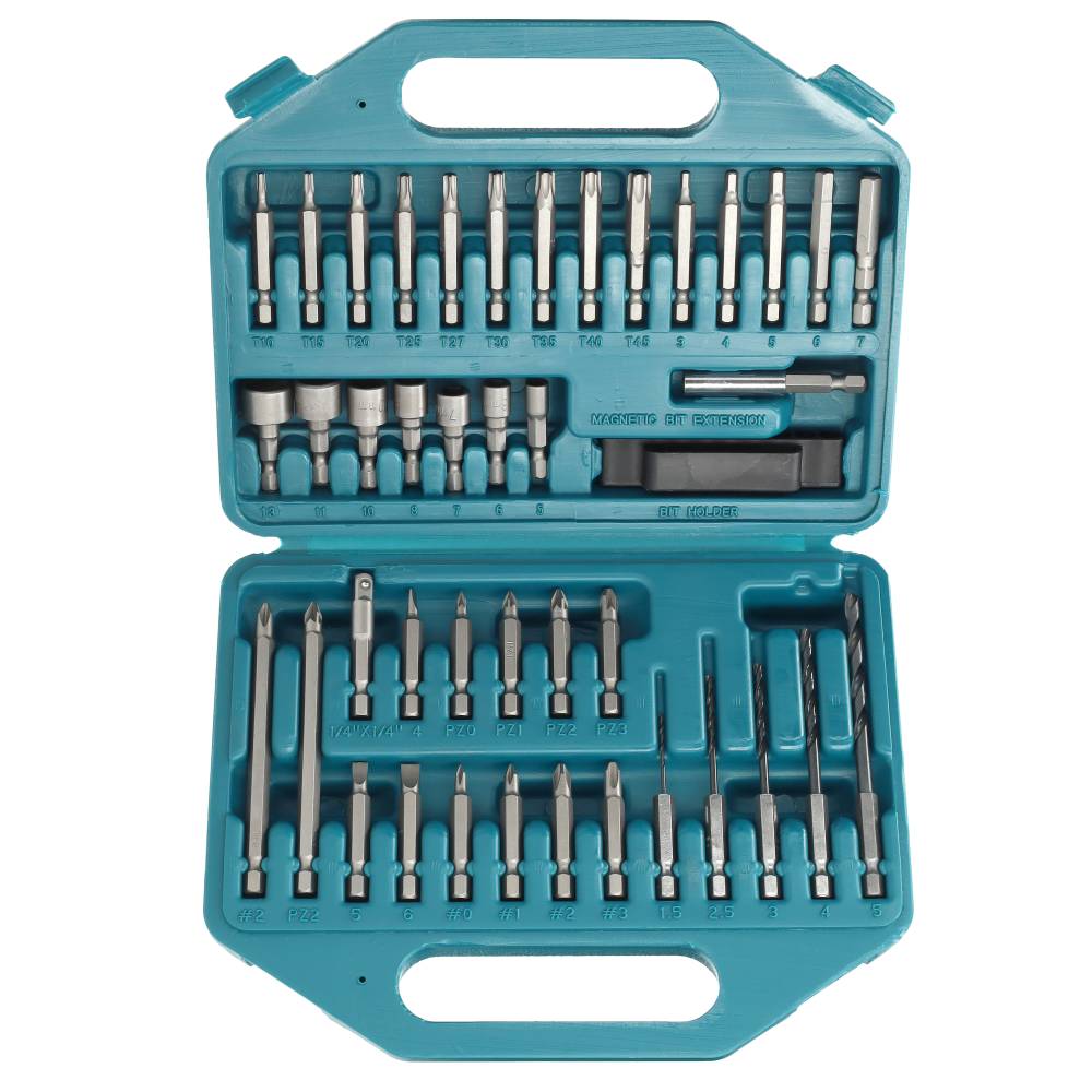 Miniatuur van Makita boor- en bitset 42-delig inclusief handige opbergkoffer (P-45272)