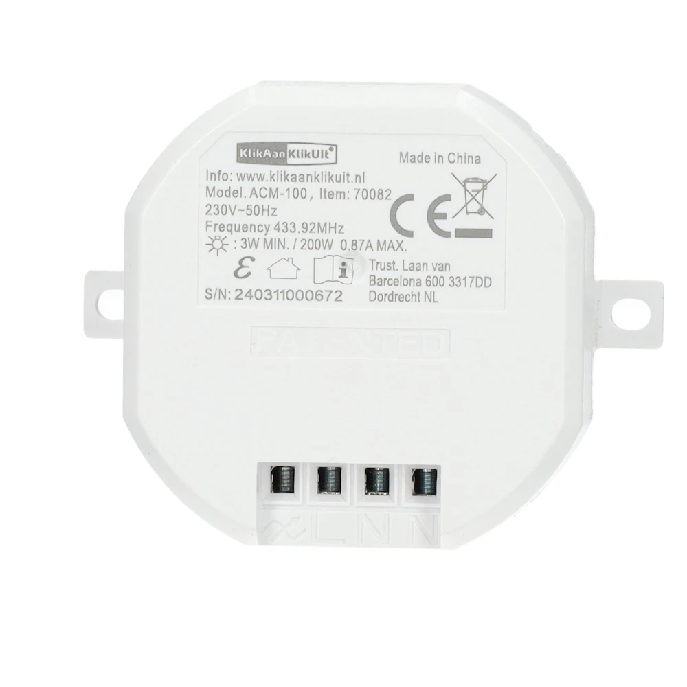 Miniatuur van KLIKAANKLIKUIT multi-inbouwdimmer 200W - ACM-100 (70082)