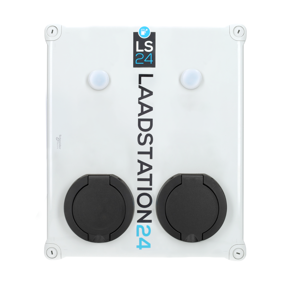 Miniatuur van LS24 laadpaal 2x 22kW type 2 socket - wit (8718924263327)
