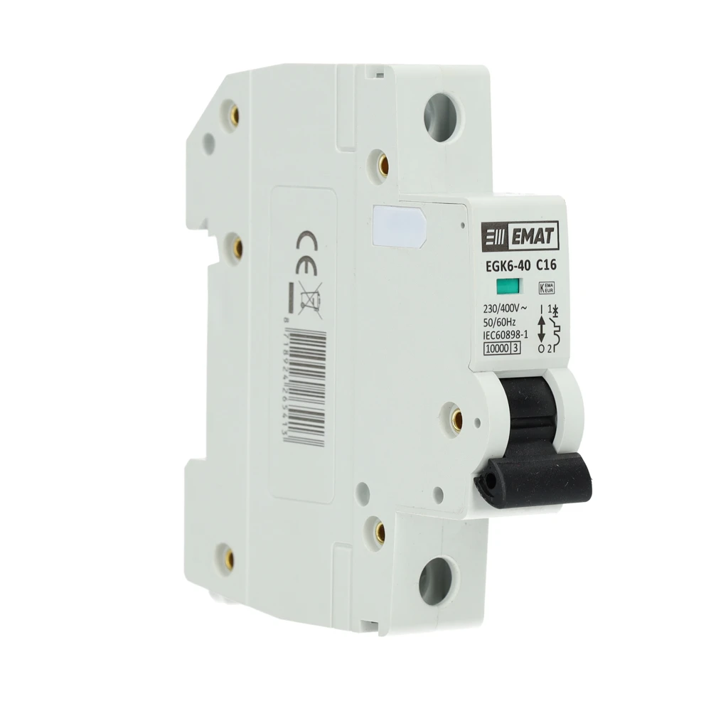 Miniatuur van EMAT automaat 1-polig 16A C-curve (85001029)