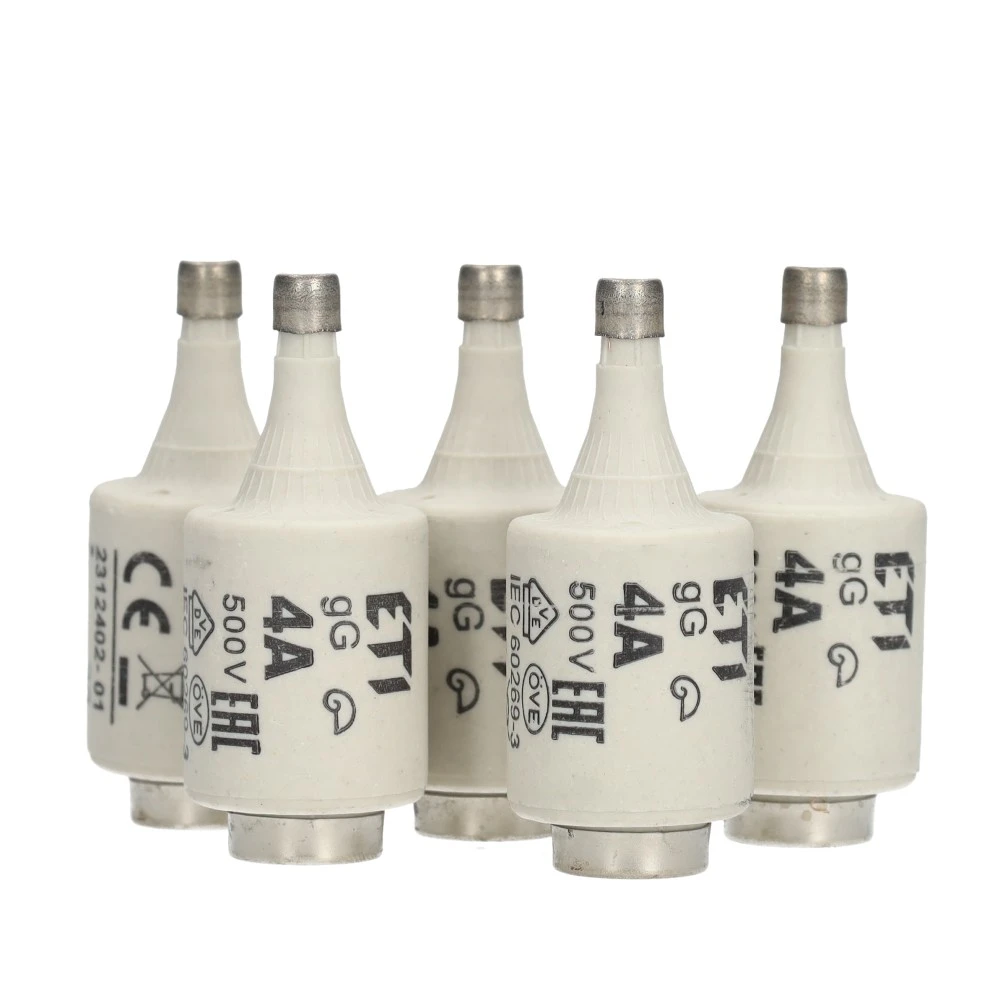 Miniatuur van ETI zekering dz 4A traag DII per 5 stuks