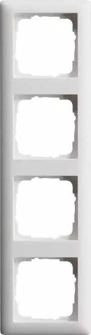 Miniatuur van Gira afdekplaat stopcontact 4-voudig - standaard 55 zuiver wit mat (021404)