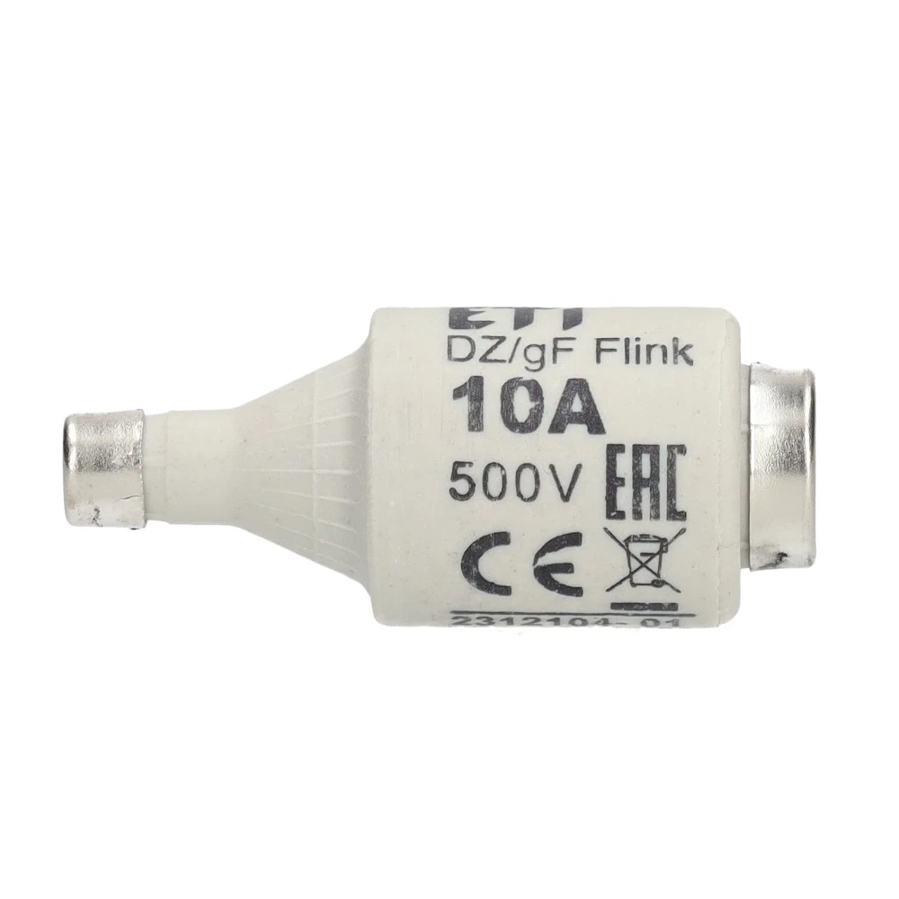 Miniatuur van ETI zekering dz 10A snel DII per 5 stuks