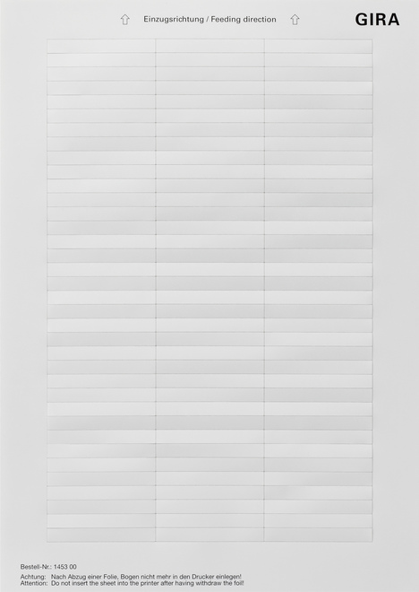 Miniatuur van Gira tekstlabels 54,5 x 7 mm accessoires (145300)