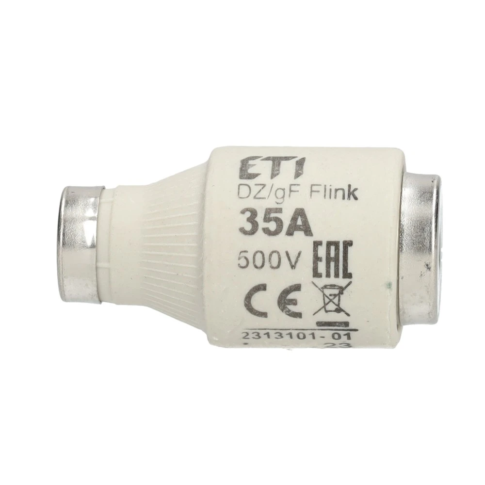 Miniatuur van ETI zekering dz 35A snel DIII per 5 stuks