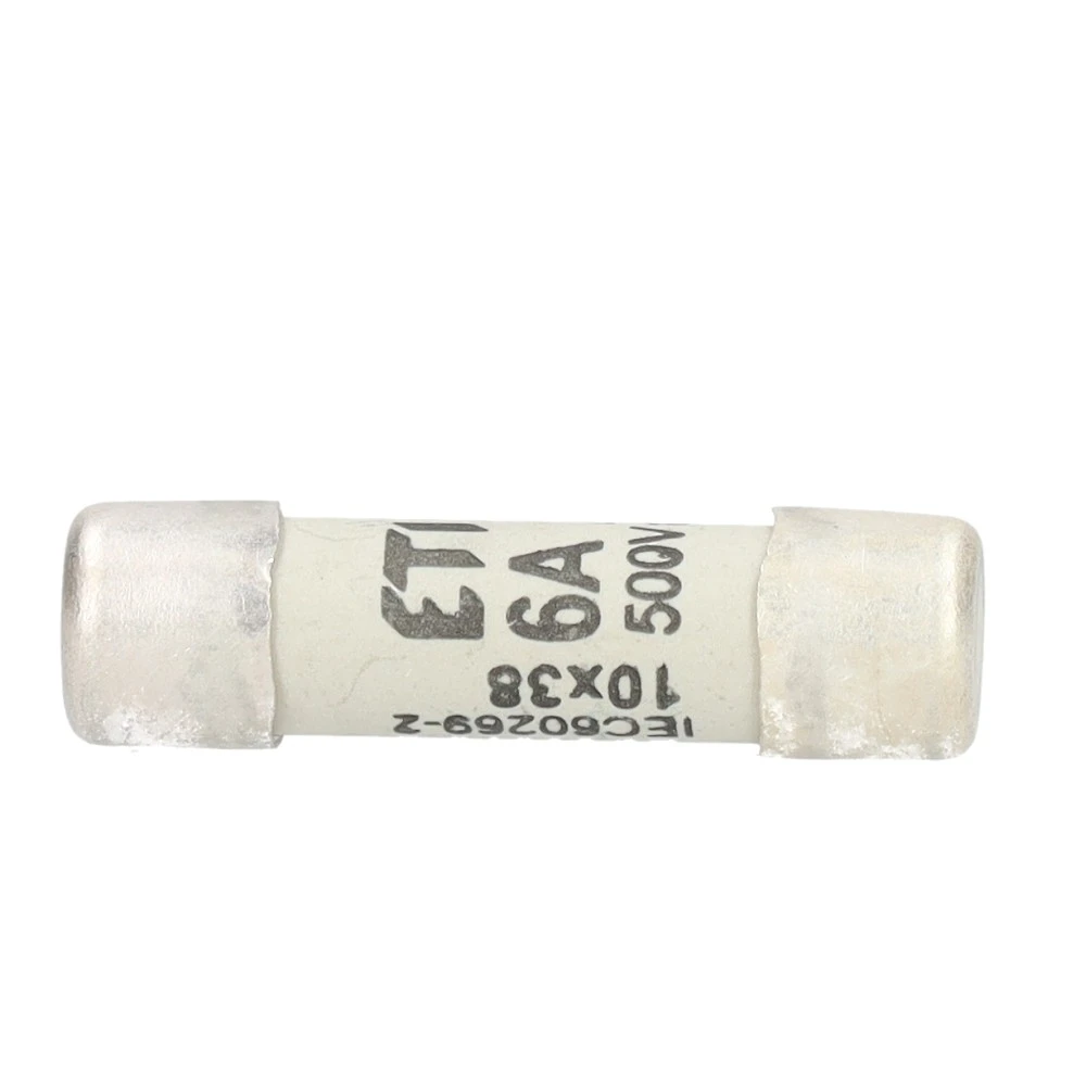 Miniatuur van buiszekering 6A Ø10x38mm per 10 stuks (C10G6)