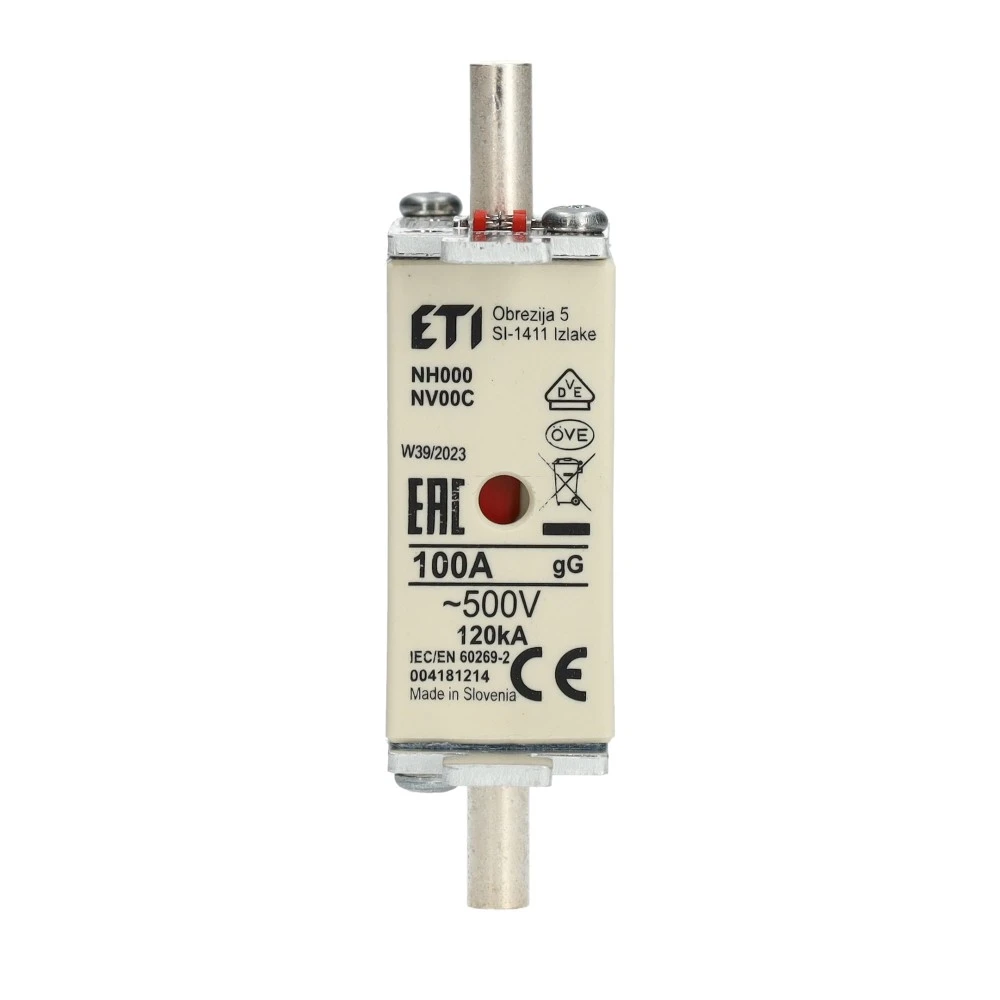 Miniatuur van mespatroon 100A NH00/NH000 per 3 stuks (51181)
