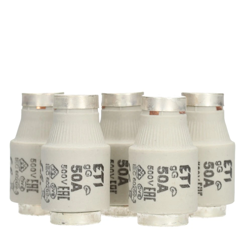 Miniatuur van ETI zekering dz 50A traag DIII per 5 stuks