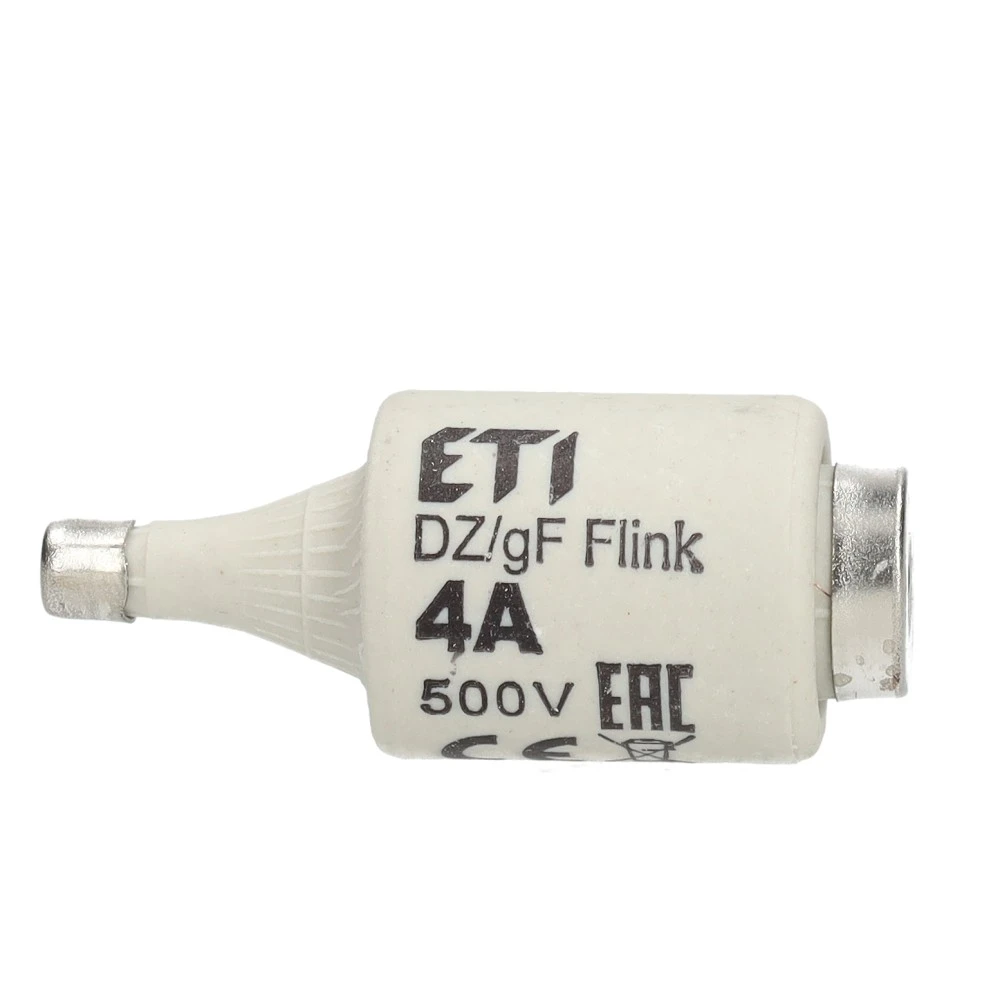 Miniatuur van ETI zekering dz 4A snel DII per 5 stuks