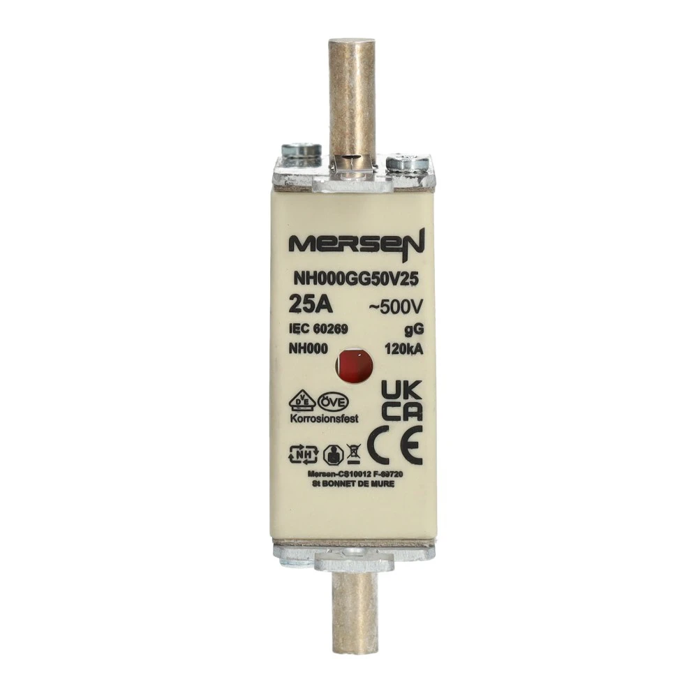 Miniatuur van mespatroon 25A NH00/NH000 per 3 stuks (51174)