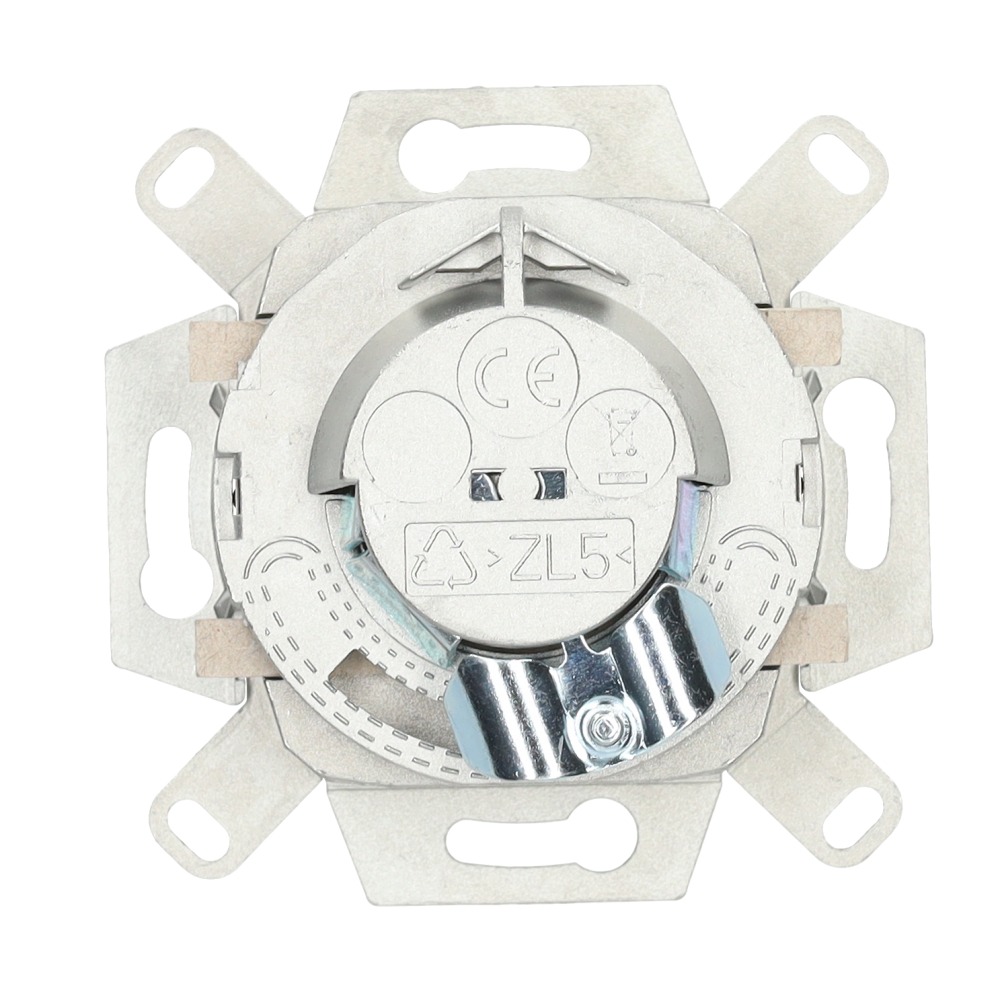 Miniatuur van Rutenbeck Universele wandcontactdoos inbouw basiselement UTP 1-voudig Cat5e en Cat6 (39040)