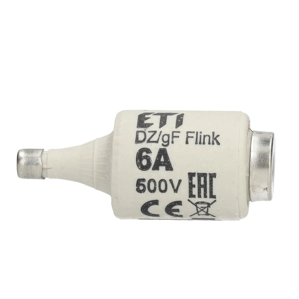 Miniatuur van ETI zekering dz 6A snel DII per 5 stuks
