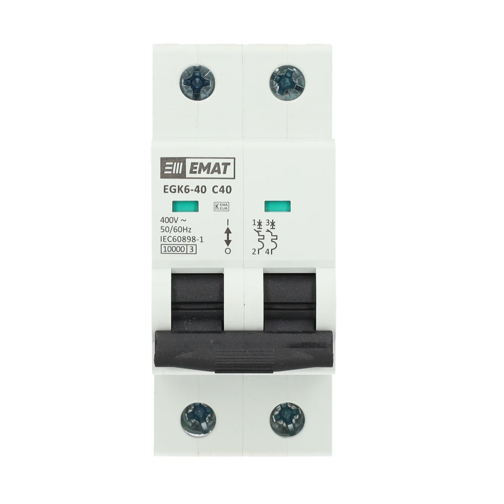 Miniatuur van EMAT automaat 2-polig 40A C-curve (85001023)