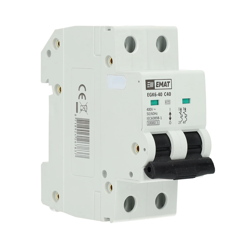Miniatuur van EMAT automaat 2-polig 40A C-curve (85001023)
