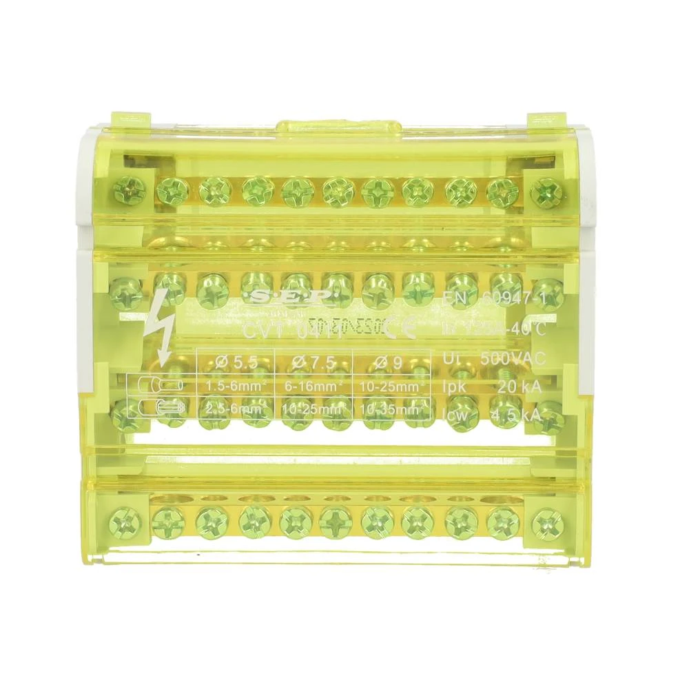 Miniatuur van EMAT aansluitblok 4-polig 125A 11 aansluitingen (2112120411)