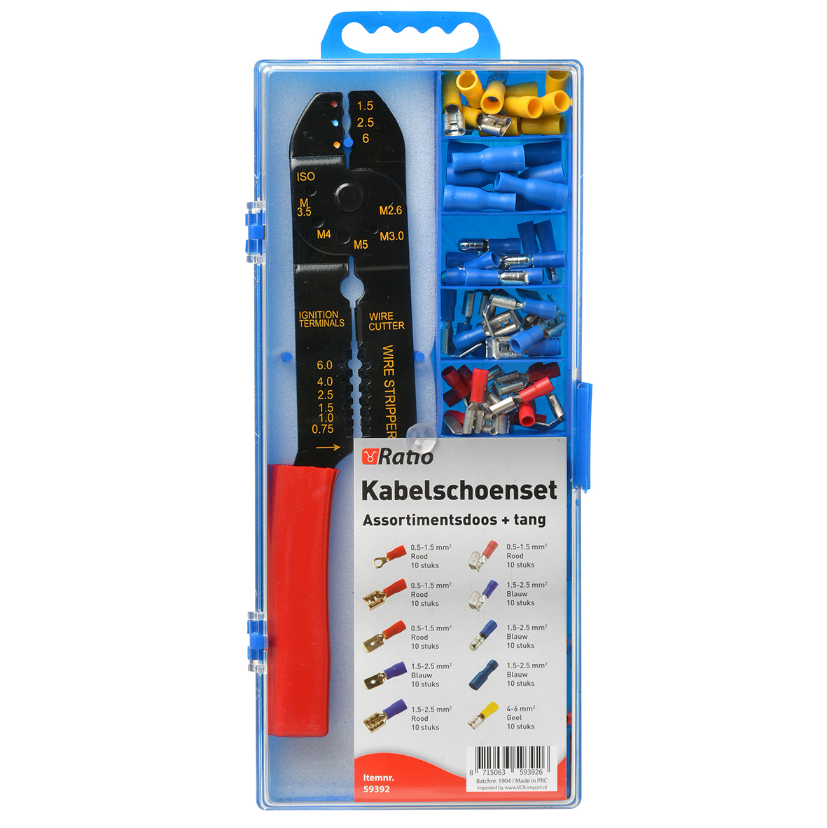 Miniatuur van Kabelschoenset incl. tang (59392)