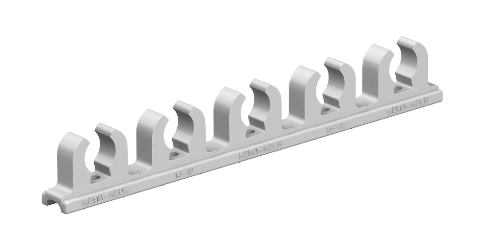 Miniatuur van OBO klemzadelstrook 5-voudig 16-19mm - steengrijs (2036 19 NL STGR)