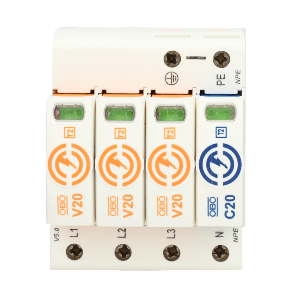 Miniatuur van EMAT overspanningsbeveiliging 3-polig+nul type 2 (V20-3+NPE+FS-280)