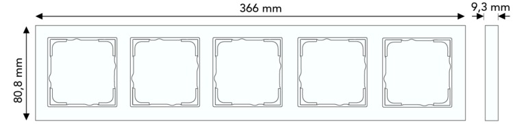 Miniatuur van Gira E2 afdekplaat stopcontact 5-voudig - zwart mat (021509)